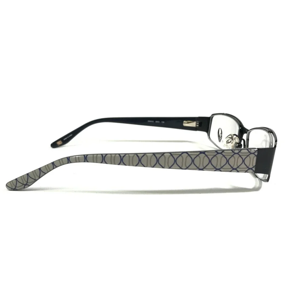 Nine West Eyeglasses Frames NW415 0003 Black Grey Rectangular 51-16-130
